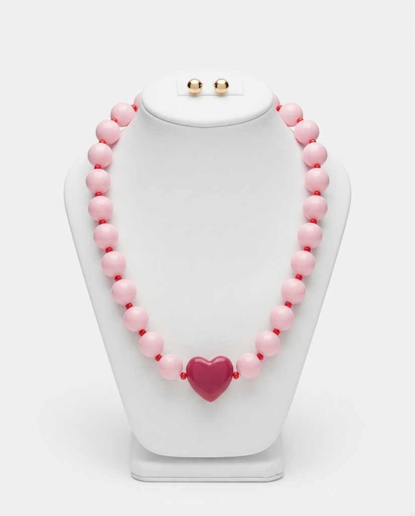 Set Amor - Collar + Aretes